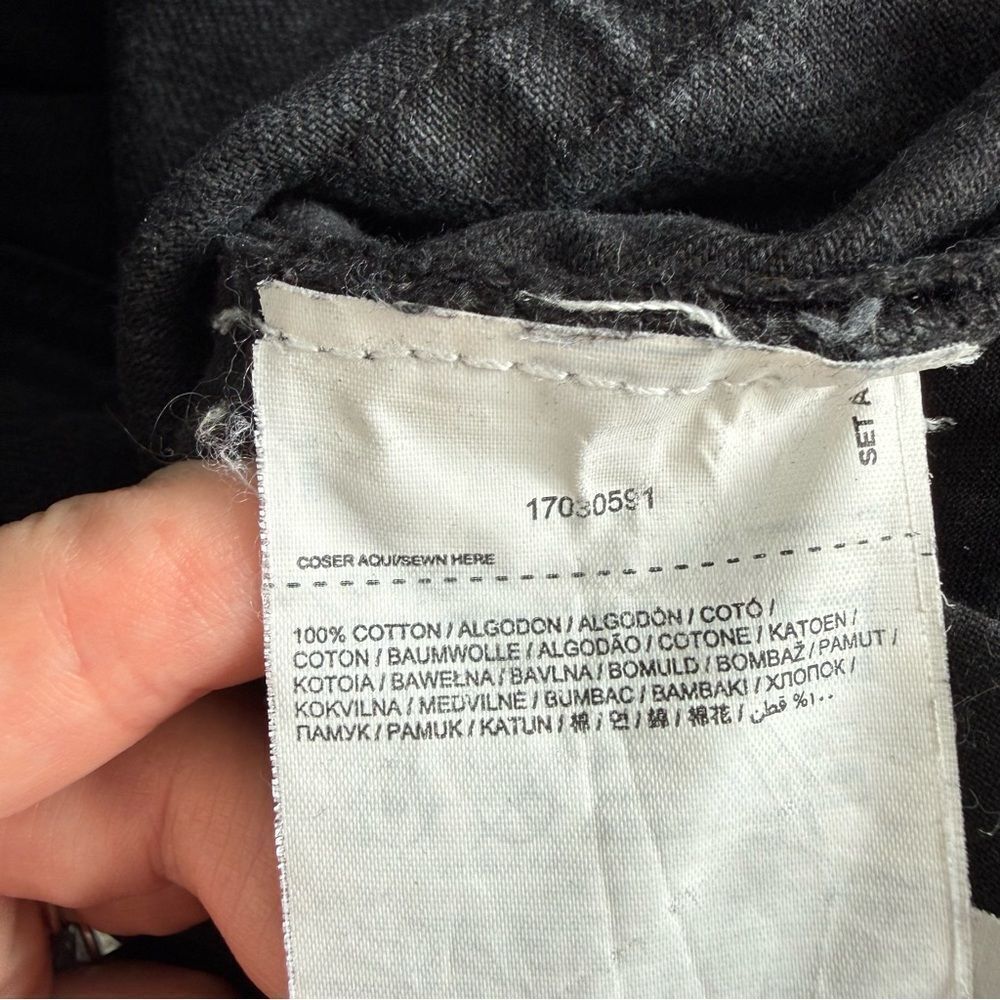 MANGO | Havana Straight Leg Black Jeans - Size 8 - Picture 11 of 15